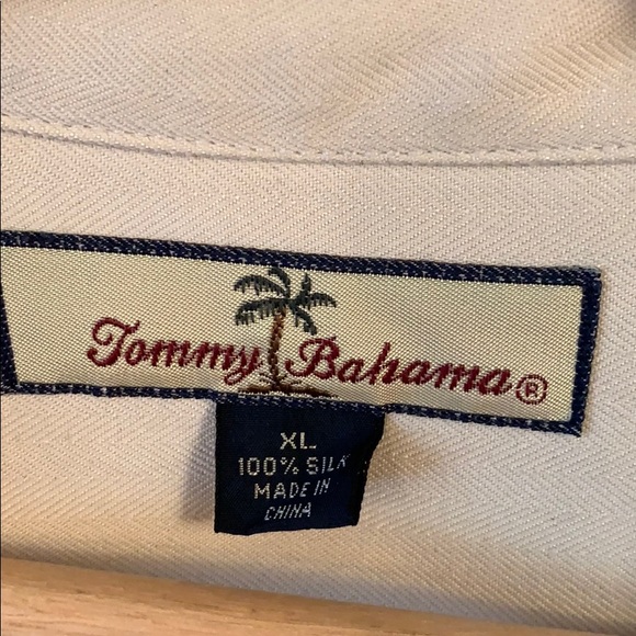Vintage Tommy Bahama 100% Silk Shirt - Picture 3 of 7